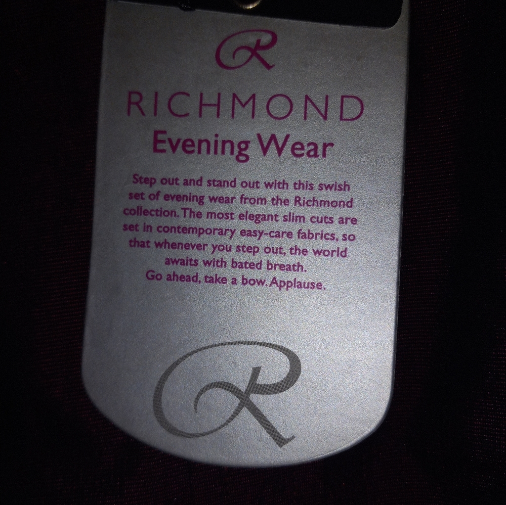 New With Tags Men's Richmond Evening Wear Long Sleeve Shirt - Picture 7 of 9